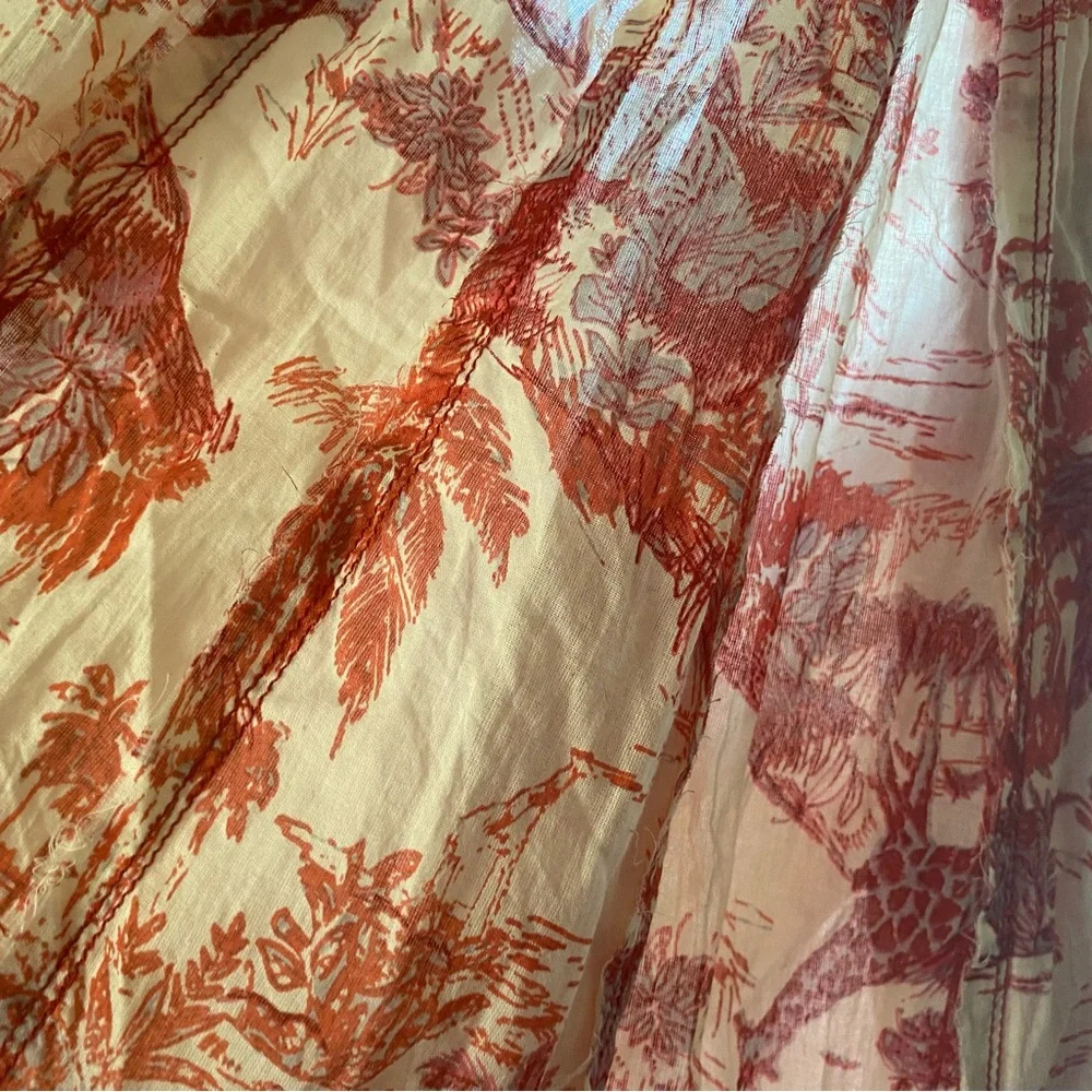 Free People | Red Pattern Dress - Picture 7 of 7